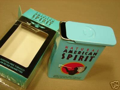 metal cigarette box american spirit|American Spirit Collectible Tobacco Tins for sale .